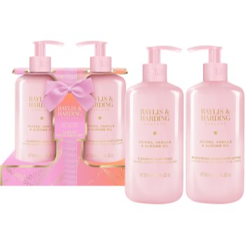 Baylis & Harding Jojoba, Vanilla & Almond Oil set cadou de maini - imagine 2